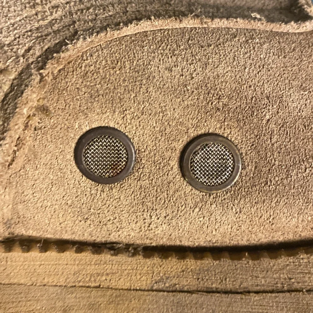 Wellco tan desert combat boots Vibram soles size 9.5 XW